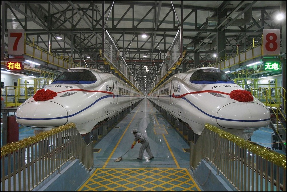 Китай. Самый быстрый поезд в мире (фоторепортаж)