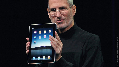 Глава корпорации Apple Стив Джобс официально представил iPad