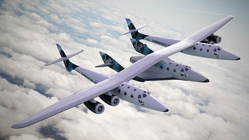Корабль SpaceshipTwo для космических туристов совершил первый полет