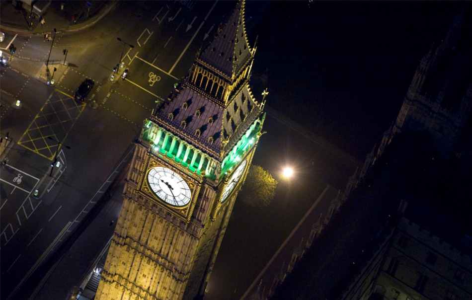 Ночной Лондон - Аэрофотографии Джейсона Хоксаи