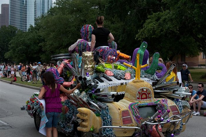 Арт Кар Парад в Хьюстоне - очевидное и невероятное