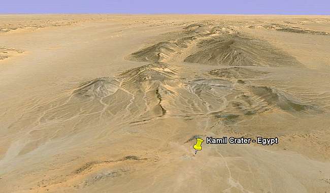 В Египте найден новый кратер от метеорита