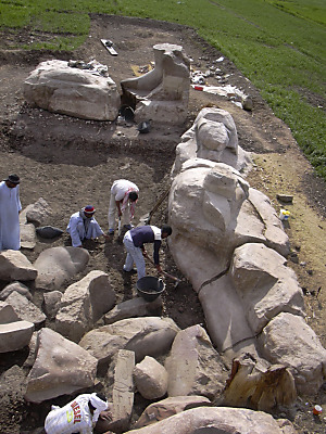 В Египте найдена статуя могущественного фараона