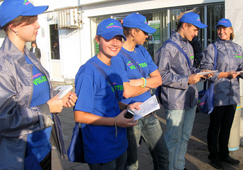 В Киеве готовят волонтеров на Euro 2012
