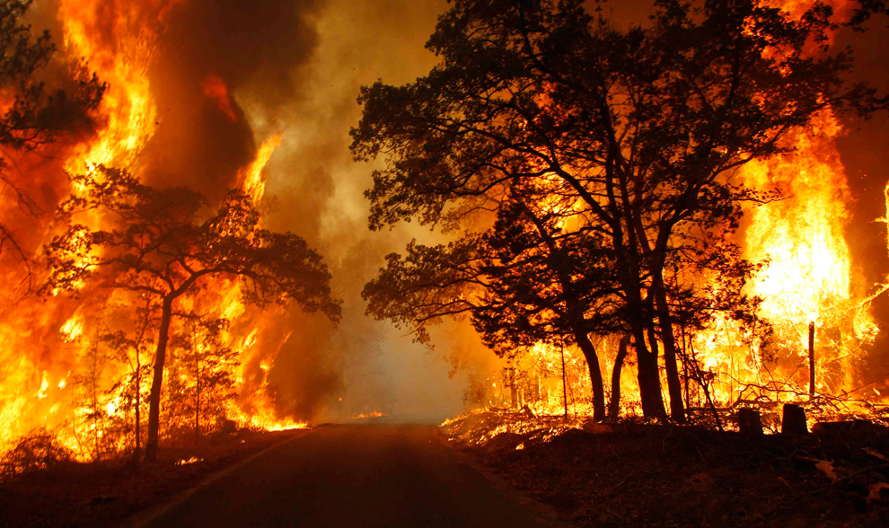 Огненная стихия в Техасе