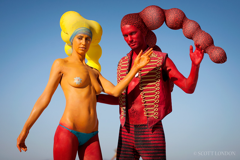 25-ый фестиваль — шоу «Burning Man» в Неваде