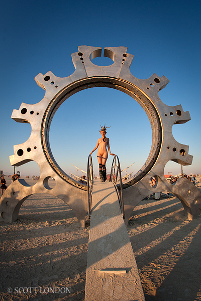 25-ый фестиваль Burning Man в Неваде 