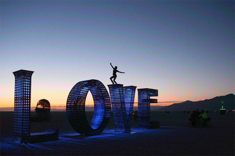 25-ый фестиваль Burning Man в Неваде 