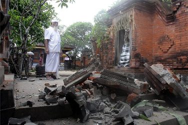 Землетрясение на Бали 