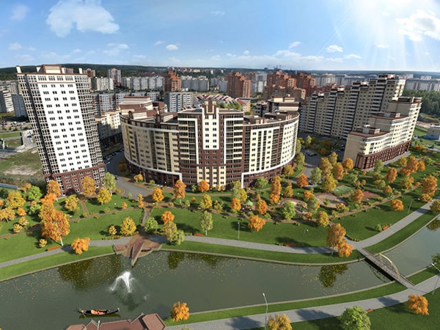 Новый жилой комплекс «Дипломат» в Минске