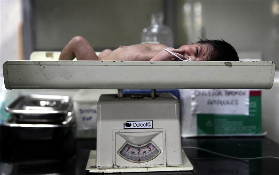 Новорожденный мальчик в одной из больниц Мумбаи, 5 октября Индия