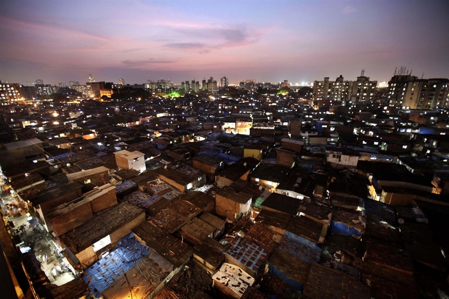 Кварталы бедняков в Индии 9 октября