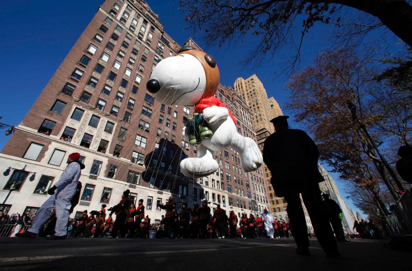 Самый популярный персонаж в истории Парада -  Snoopy