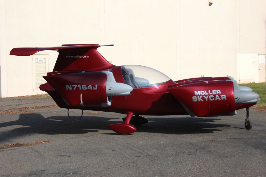 Skycar двигается со скоростью 500 км в час в воздухе