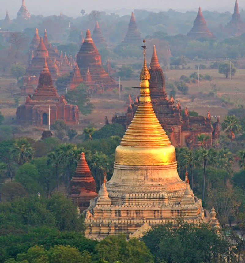 Chudesa. Храмы Мьянмы. Баган Бирма. Паган (Баган), Мьянма. Древние храмы Багана, Бирма (Мьянма).