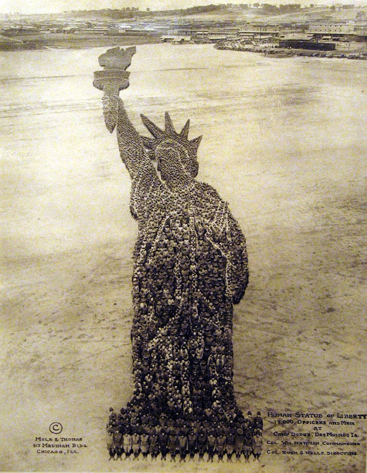 Статуя Свободы, 1918 год