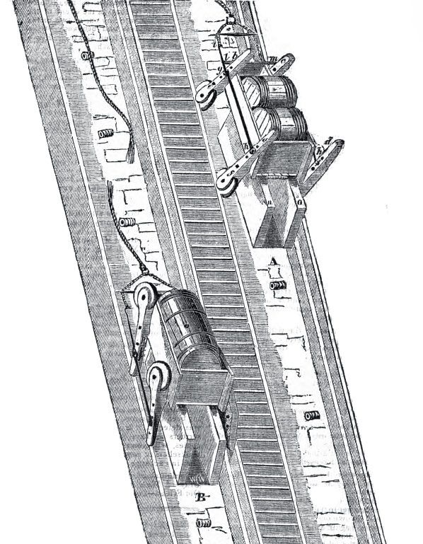 Чертежи грузовой лестницы в порту Джеймстауна