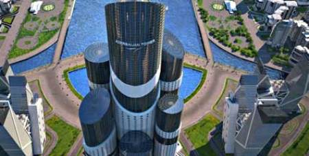 В Азербайджане построят здание высотой 1 км.