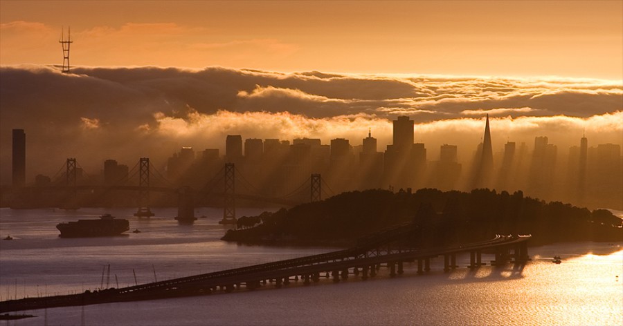 Сан-Франциско, город выплывающий из тумана
