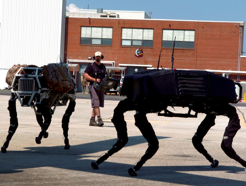 Новые роботы Big Dog Roboter от Boston Dynamics