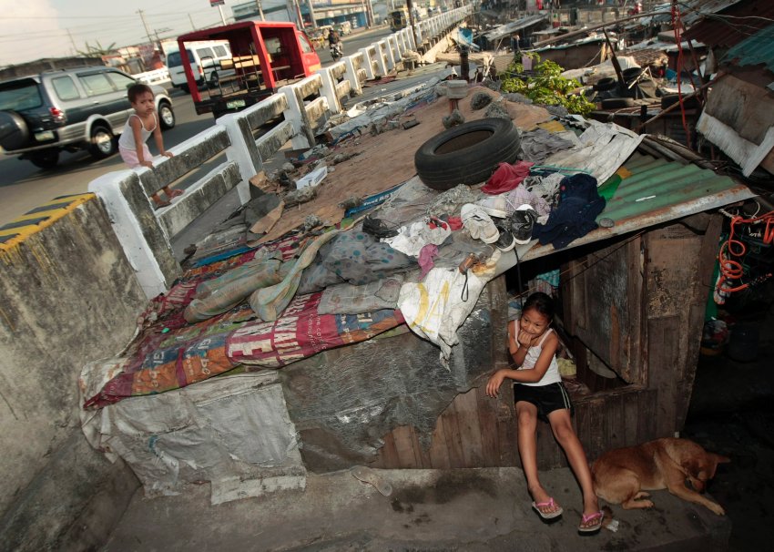 Жизнь в трущобах Манилы 