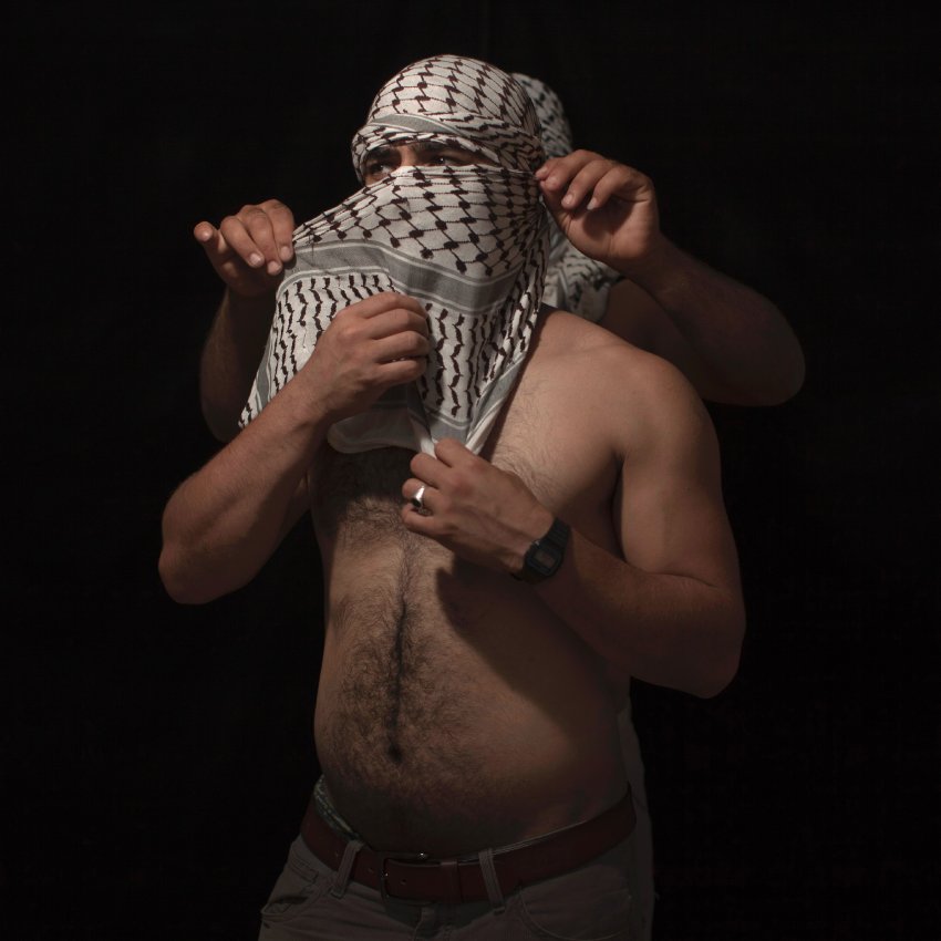 Портреты радикальных палестинцев 