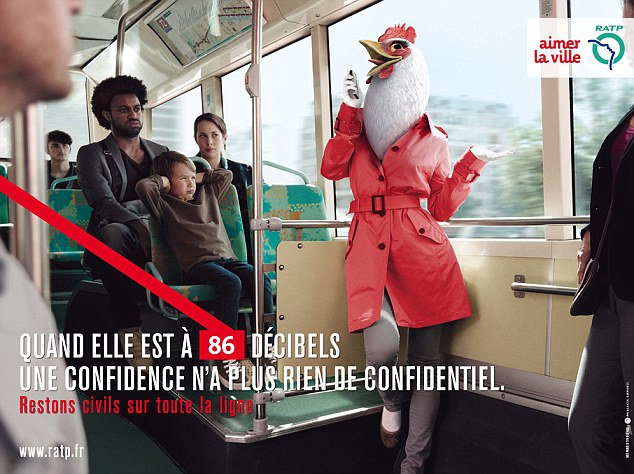 Социальная реклама в Парижском метро