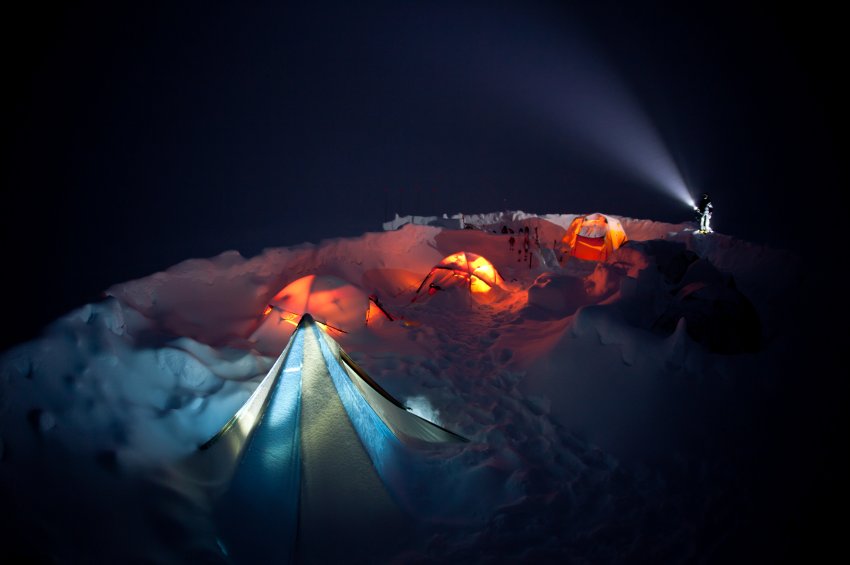 Ночь в палатках 