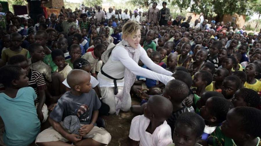 Мадонна в Малави 