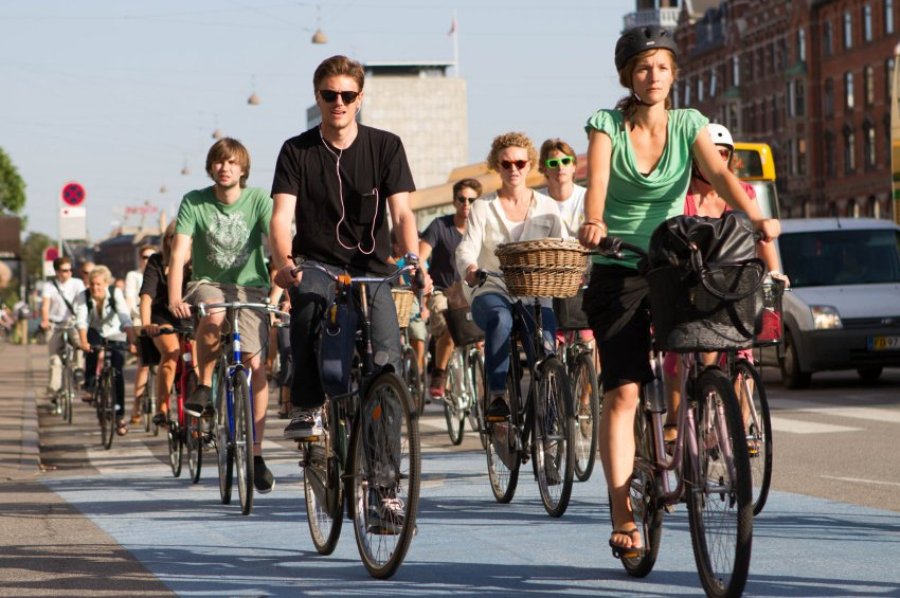 Велосипедный бум в Дании и Голландии