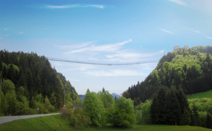 Самый длинный подвесной мост 