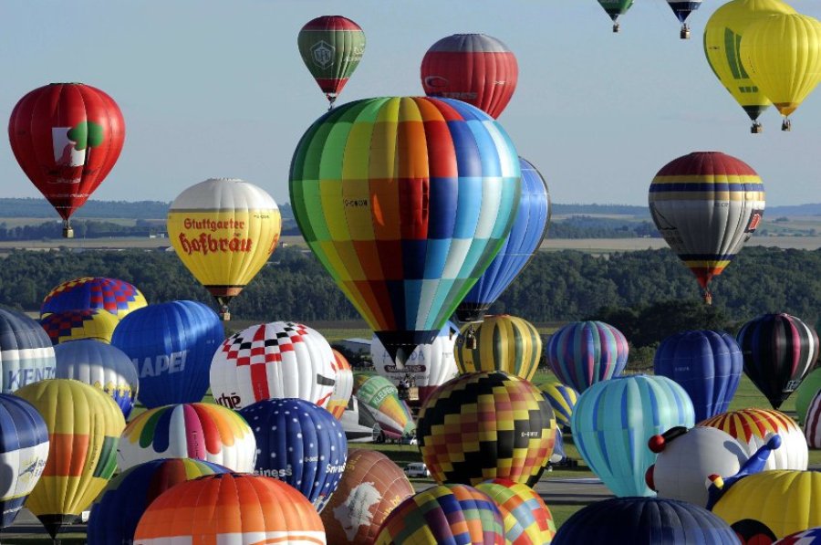 Два мировых рекорда на фестивале воздушных шаров