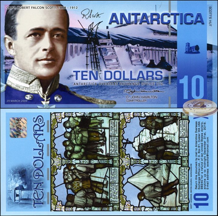 10 долларов Антарктиды