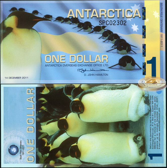 1 доллар Антарктиды