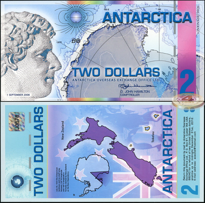 2 доллара Антарктиды