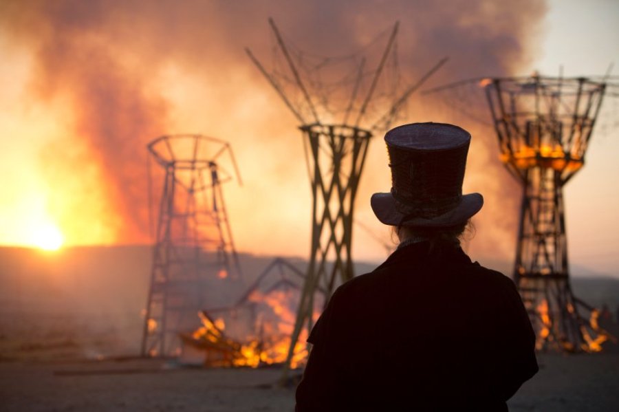 В израильской пустыне прошел фестиваль Burning Man